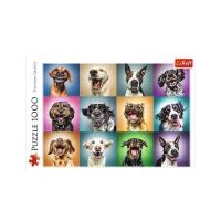 ราคา Trefl TREFL จิ๊กซอว์ จำนวน 1000 ชิ้น รุ่น Funny dog portraits (MKP1694023)