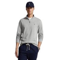 ราคา POLO RALPH LAUREN เสื้อสเวตเตอร์ผู้ชาย-Luxury Jersey Quarter-Zip Pullover รุ่น MNPOKNI16821436-สีเทา XL (MKP1876813)