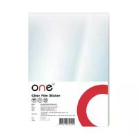 ราคา ONE สติ๊กเกอร์ใส A4 ONE (10 แผ่น/แพ็ค) (MKP1641028)
