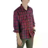ราคา BOVY เสื้อเชิ๊ตแขนยาวสก๊อตสีแดง-กรม XL (MKP1219732)
