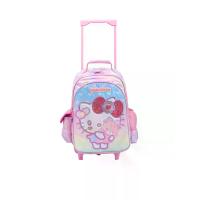 ราคา SANRIO กระเป๋าล้อลากเด็กโตยูนิเซ็กส์ 16 นิ้ว Hologlitter Hello Kitty สีชมพู (CDS17470582)