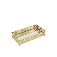 ราคา Central Home ถาดเหลี่ยมขอบฉลุมีขา รุ่น BRS ขนาด 32.5X17X6 ซม. สีทอง (CDS91857194)