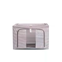 ราคา CENTRAL HOME กล่องเก็บของผ้าโครงเหล็ก พับได้ ความจุ 55 ลิตร (40 x 50 x 28 ซม.) สีเทา (CDS13290917)