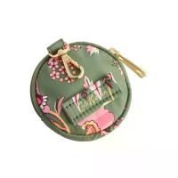ราคา CATH KIDSTON กระเป๋าผู้หญิง Round Coin Purse ลาย Friendship Garden สี Green One Size (MKP1703930)