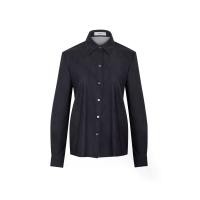 ราคา JEUNE STYLE เสื้อเชิ้ตยีนส์ยืดผู้หญิงแขนยาวกระดุมหน้า สีกรมท่า M (GRMKPPR000177147)