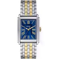 ราคา FOSSIL นาฬิกาข้อมือผู้หญิง รุ่น FS6010,สาย Stainless Steel, สีเงิน-ทอง (MKP1854705)