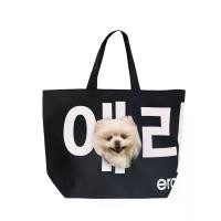 ราคา Era-won กระเป๋าผ้าใส่สัตว์เลี้ยง Jumbo tote dog (limited edition) KOREA BAG สี Black Free Size (GRMKPPR000180152)