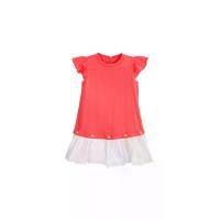 ราคา Good mood เสื้อยืดแขนระบายสีชมพูเข้ม+ชายกระโปรงลูกไม้สีขาว สำหรับเด็ก 2-3 ปี 100 (MKP2055755)