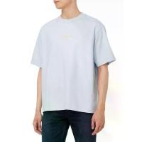 ราคา CALVIN KLEIN เสื้อยืดคอกลมแขนสั้นผู้ชาย ทรง Relaxed สี Light blue XS (MKP2059448)
