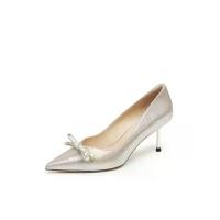 ราคา STACCATO รองเท้าส้นสูงผู้หญิง ส้นเข็ม ประดับโบว์ด้านหน้า สีทอง 38 EU (CDS23696853)