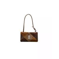 ราคา MARC JACOBS กระเป๋าสะพาย THE SUEDE PATCHWORK MINI DUAL SHOULDER BAG สี BROWN MULTI One Size (MKP2059194)