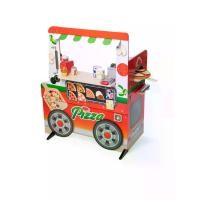 ราคา Melissa & Doug [PRE-ORDER] ของเล่นรถขายพิซซ่า Wooden Pizza Food Truck หลากสี (CDS23801264)