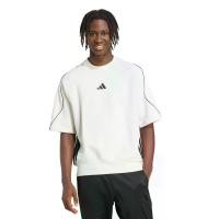 ราคา ADIDAS เสื้อสเวตเชิ้ตผู้ชาย แขนสั้น Stadium CRW รุ่น JX5636 สี Off White / Black A/M (CDS23487567)