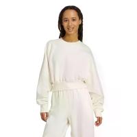 ราคา ADIDAS เสื้อสเวตเตอร์ผู้หญิง ทรงหลวม Soft Lux All SZN รุ่น JV9893 สี Off White A/S (CDS23484658)