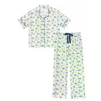 ราคา SABINA เซ็ตชุดนอน เสื้อแขนสั้น กางเกงขายาว - สีขาว L-XL (GRMKPPR000186045)