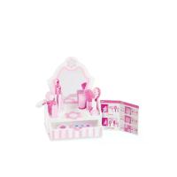 ราคา Melissa & Doug ชุดของเล่นสวมบทบาท โต๊ะเครื่องแป้งเด็ก 18 ชิ้น สีชมพู (CDS86166553)