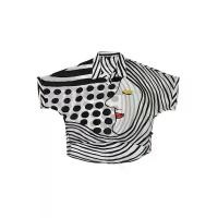 ราคา YODYOKO เสื้อปีกค้างคาวผู้หญิง - สีดำ : ลายหญิงสาวในลายเส้นขาวดำ Free Size (MKP2063289)