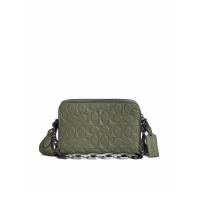 ราคา COACH กระเป๋าสะพายข้างรุ่น Charter Crossbody 19 In Signature Leather สีเขียว One Size (MKP2058765)