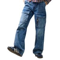 ราคา Era-won กางเกงยีนส์ผู้ชาย Denim Slim Jeans สี Blue 34 In (GRMKPPR000184361)