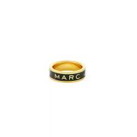 ราคา MARC JACOBS แหวน THE MARC JACOBS ENAMEL RING สี GOLD/BLACK 6 (GRMKPPR000157157)