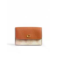ราคา COACH กระเป๋าสตางค์รุ่น Essential Mini Trifold Wallet With Horse And Carriage Print สีขาว One Size (MKP2058762)