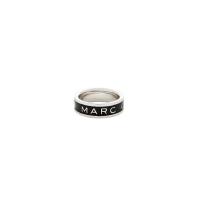 ราคา MARC JACOBS แหวน THE MARC JACOBS ENAMEL RING สี SILVER/BLACK 5.5 (GRMKPPR000175885)