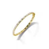 ราคา JUBILEE DIAMOND กำไลเพชร Lumiere Brique Sleek Pavé - สีโกลด์ L (GRMKPPR000154477)