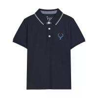 ราคา GIORDANO เสื้อโปโลเด็ก Junior's Short Sleeve Slim Fit Embroidery Solid Polo (G-Motion) สีกรม 130 (GRMKPPR000137600)