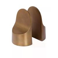 ราคา CENTRAL HOME ของตกแต่งบ้าน ที่คั่นหนังสือ Bookend ทรงกลม อลูมิเนียม ขนาด 13.33 x 7.62 x 19 ซม. สี Brass (CDS19262192)