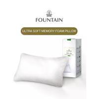 ราคา FOUNTAIN หมอนหนุนเมมโมรี่โฟม รุ่น Ultra Soft Pillow สีขาว (MKP1871948)