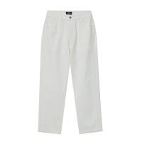 ราคา GIORDANO กางเกงขายาวผู้หญิง Relax White Denim Jeans (Blue Classics) สีขาว 26 EU (MKP2064188)