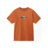 ราคา GIORDANO เสื้อยืดแขนสั้นผู้ชาย ALL THE WAVES Collection Printed Crew Neck Short Sleeve Tee สีส้ม Mango XL (MKP2063973)