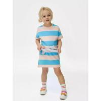 ราคา MARKS & SPENCER KIDS ชุดกระโปรงเด็กเล็กผู้หญิง Pure Cotton Striped สี Blue Mix 5-6 Years (GRCDS20424030236)