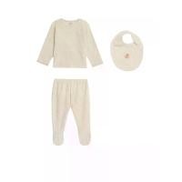ราคา MARKS & SPENCER KIDS ชุดเซ็ตเด็กเล็กยูนิเซ็กส์ Cotton RIch Bib 3 ชิ้น สี Latte 3-6 Month (GRCDS54525030066)