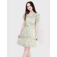 ราคา AMILA เดรส ผู้หญิง วินเทจ แขนสั้น เหลือง XL (GRMKPPR000083793)