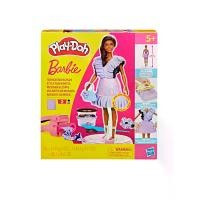 ราคา Play-Doh ชุดของเล่นแป้งโดว์และตุ๊กตาบาร์บี้ Fashionista Ruffles หลากสี (CDS24097215)