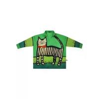 ราคา YODYOKO เสื้อเชิ้ตแขนยาวผู้หญิง - สีเขียว : ลายแมวปลอกคอแดงบนสนามหญ้าเขียวสด Free Size (GRMKPPR000186292)