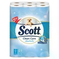 ราคา SCOTT SCOTT กระดาษชำระ รุ่น Clean Care กลิ่นแป้งเด็ก (แพ็ค 24 ม้วน) (MKP1635393)