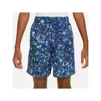 ราคา NIKE KIDS กางเกงขาสั้นเด็กผู้ชาย Dri-Fit Multi AOP สี Game Royal/White M (CDS12224753)