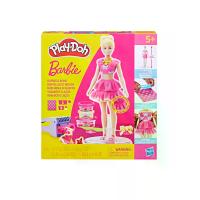 ราคา Play-Doh ชุดของเล่นแป้งโดว์และตุ๊กตาบาร์บี้ Ruffles & Bows หลากสี (CDS24097239)