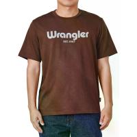 ราคา WRANGLER เสื้อยืดแขนสั้นผู้ชาย สีน้ำตาล S (GRMKPPR000180870)