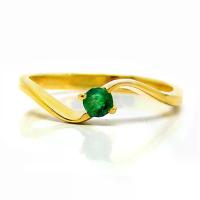 ราคา FINEJEWELTHAI แหวนมรกต-แหวนเงิน-แหวนพลอย-มรกตแท้-เงินแท้- R1073em สีทอง 59 (GRMKPPR000087618)