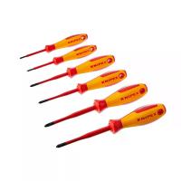 ราคา Knipex ชุดไขควงหุ้มฉนวนกันไฟฟ้า รุ่น 002012V03 สีเหลือง, สีแดง (MKP0581319)