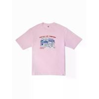 ราคา LEE เสื้อยืดแขนสั้นผู้ชาย สีชมพู L (MKP2062355)