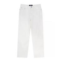 ราคา GIORDANO กางเกงยีนส์ขายาวผู้ชาย Relaxed Denim Jeans (180° Elastic Waist) สีขาว White Denim 29 EU (MKP1940048)