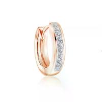 ราคา PRIMA ต่างหูเพชรแบบห่วง ตัวเรือน 9K สี Rose Gold 991E1378-SG (จำหน่ายเป็นชิ้น**) (MKP1259584)