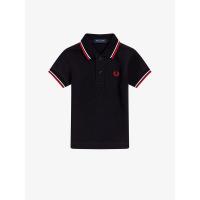 ราคา Fred Perry เสื้อโปโลเด็กผู้ชาย FRED PERRY SHIRT NAVY/WHITE/RED 6-12 Years (MKP1628837)