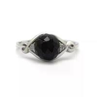 ราคา FINEJEWELTHAI แหวนนิล-แหวนเงิน-แหวนพลอย-นิลแท้-เงินแท้-R1365on สีเงิน 52 (GRMKPPR000013424)