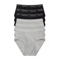 ราคา GIORDANO กางเกงในผู้ชาย Cotton Plain Classic Briefs (6ชิ้น/แพ็ค) สีดำ/สีเทา M (MKP2071144)