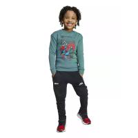 ราคา ADIDAS KIDS ชุดเซ็ตเด็กเล็กยูนิเซ็กส์ เสื้อคอกลม + กางเกงวอร์ม Marvel Spider-Man สีเจด 116 UK (CDS24120227)
